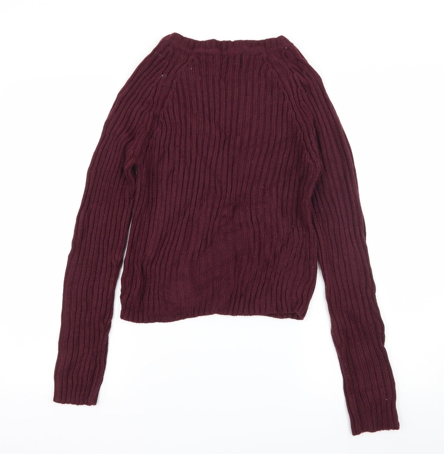 Select Womens Purple  Knit Pullover Jumper Size 10
