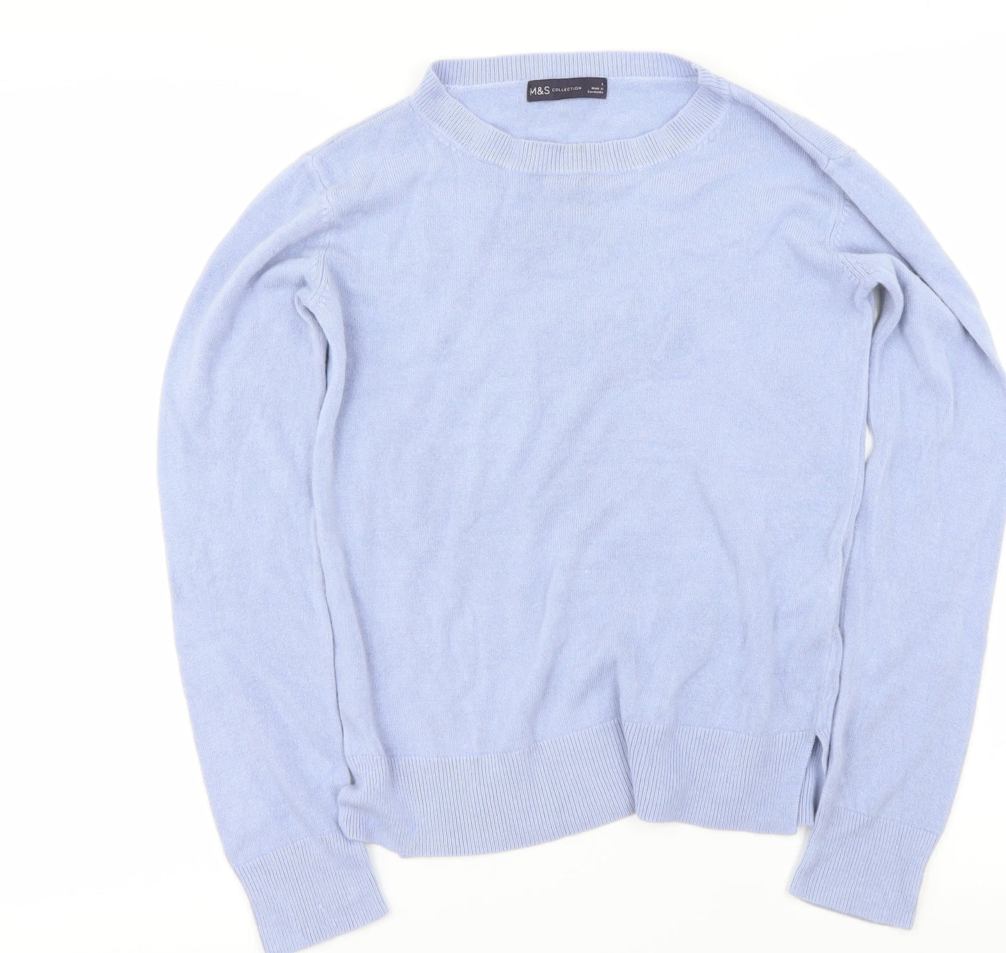 Marks and Spencer Womens Blue   Pullover Jumper Size 8