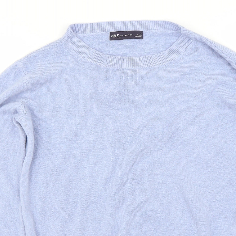 Marks and Spencer Womens Blue   Pullover Jumper Size 8