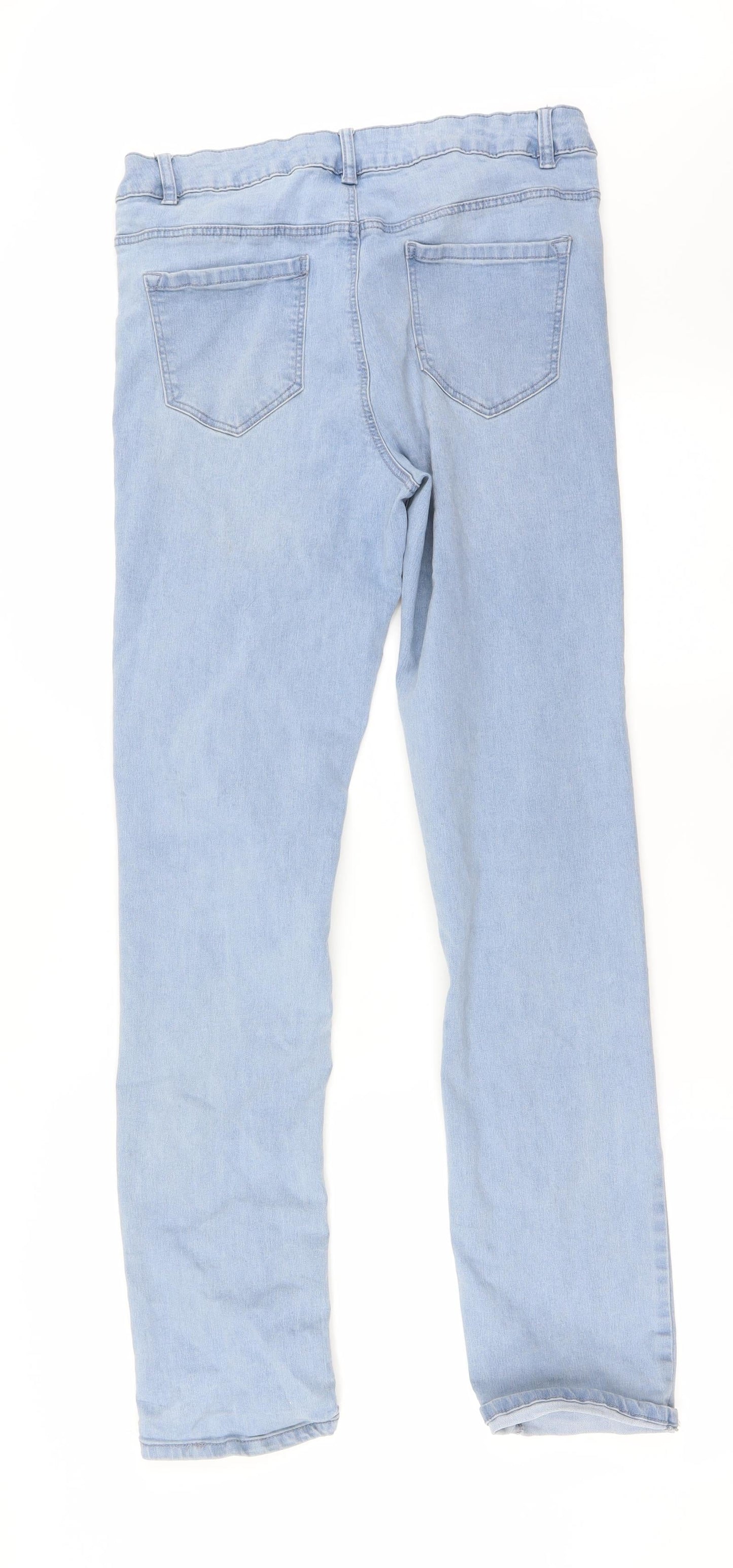 George Womens Blue   Straight Jeans Size 30 in L27 in
