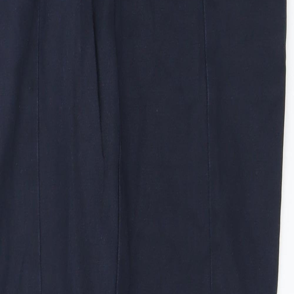 Oasis Womens Blue   Trousers  Size 8 L24 in