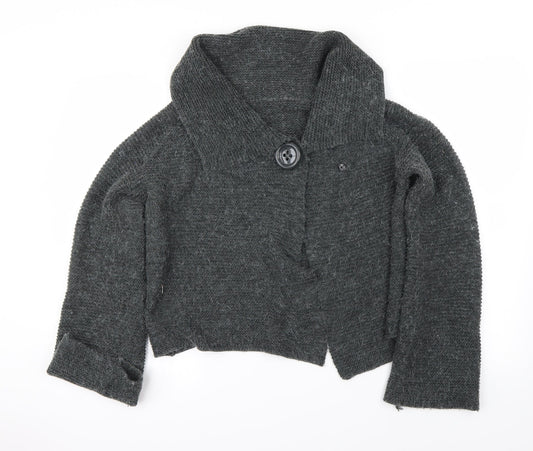 Dorothy Perkins Womens Grey   Cardigan Jumper Size 12
