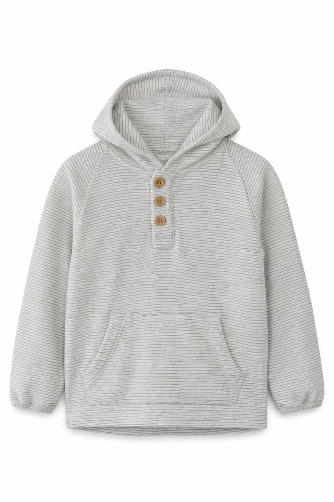 Tu kids Boys Grey   Pullover Hoodie Size 2 Years