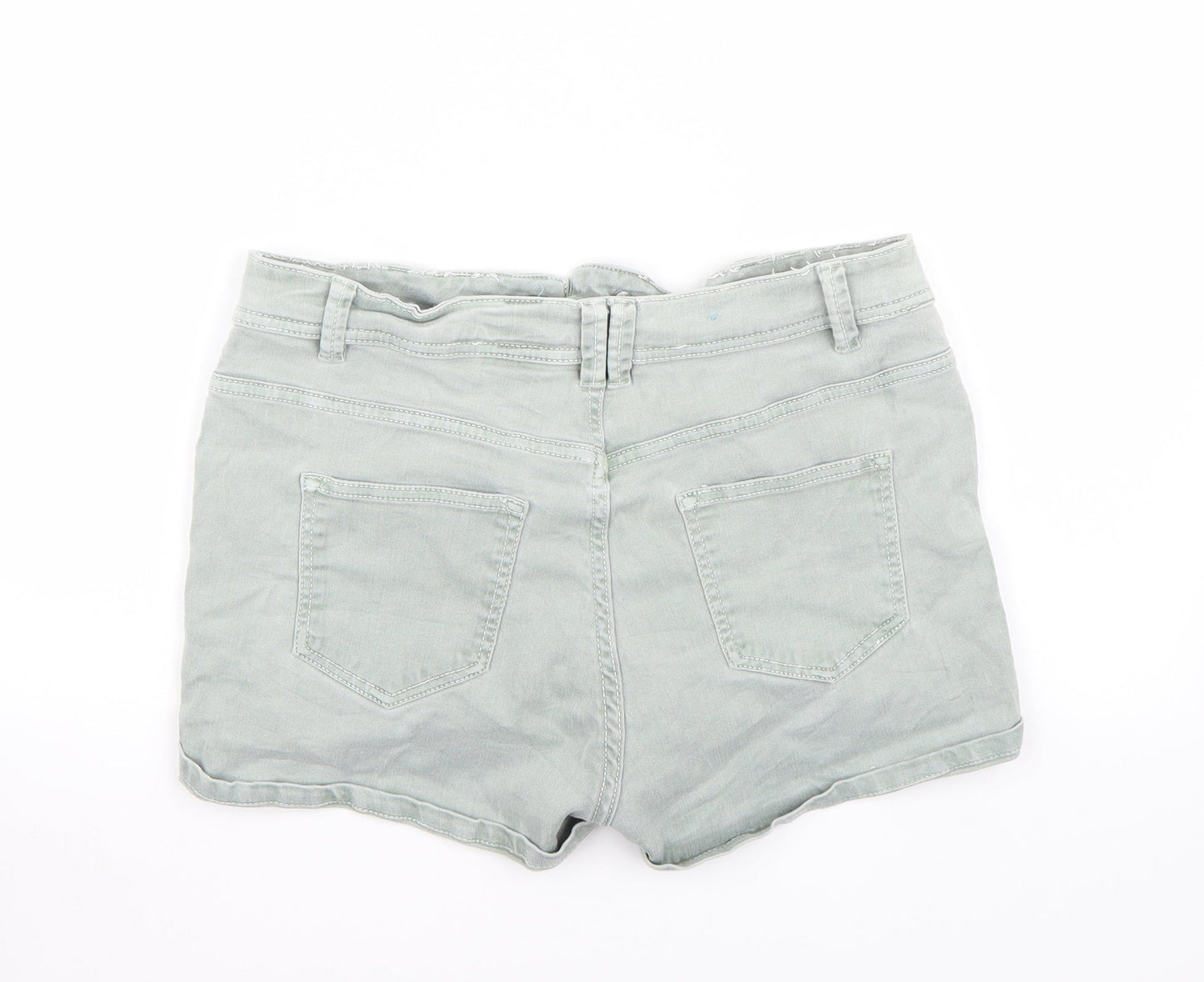 Yes yes Womens Green   Bermuda Shorts Size 12