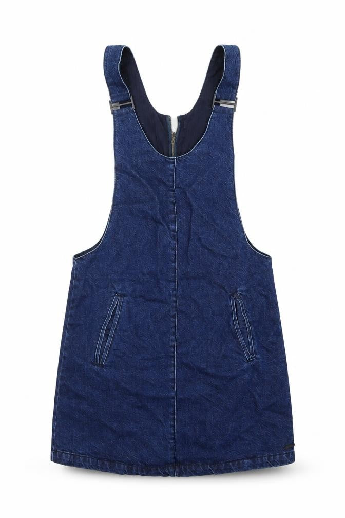 Pull&Bear Womens Blue   Dungaree One-Piece Size S