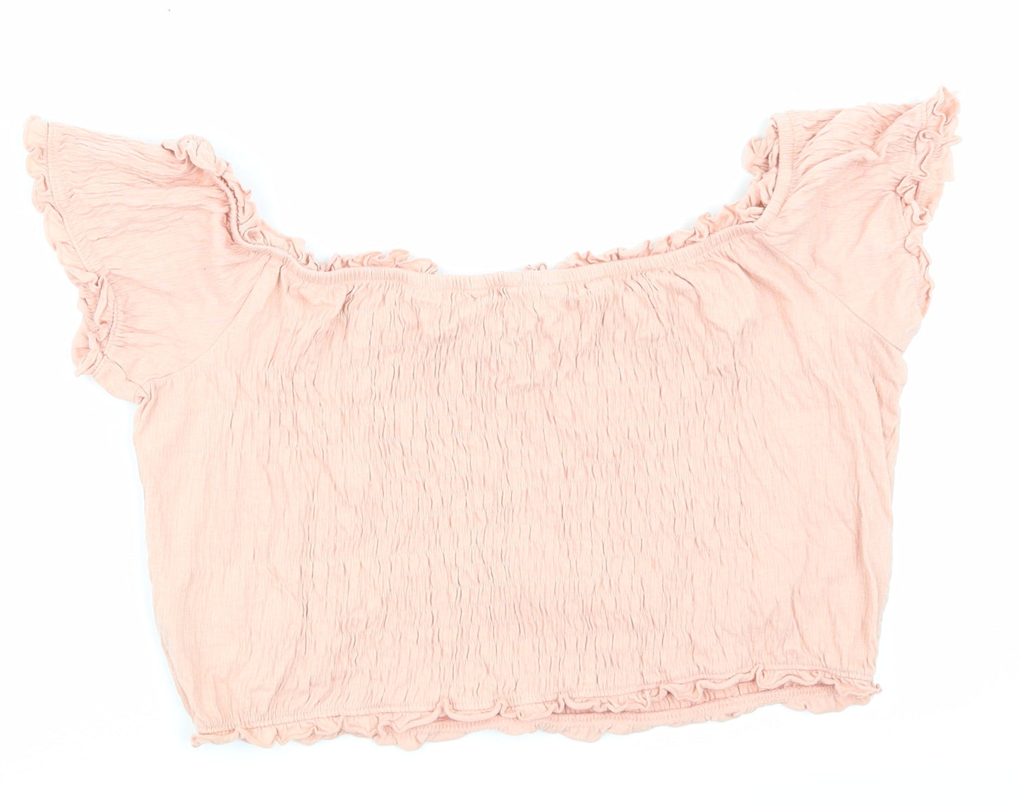 NewLook Womens Pink   Cropped T-Shirt Size 16
