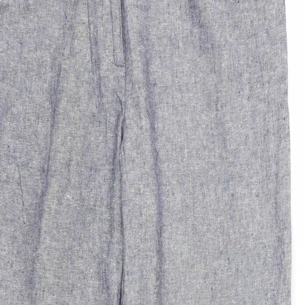 Damart Womens Blue   Trousers  Size 14 L29 in