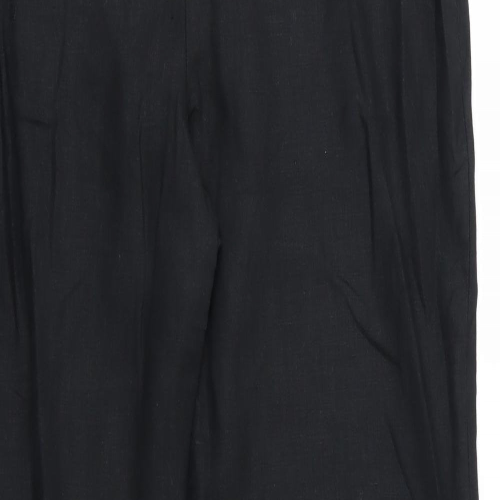 Preworn Womens Black   Trousers  Size 32 L31 in