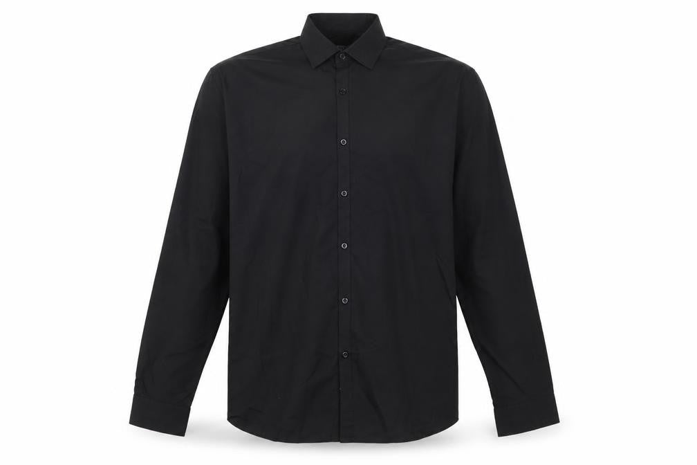 Dunnes Mens Black    Button-Up Size 16.5