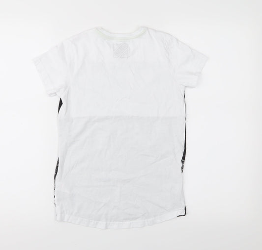 Matalan Boys White  Jersey Basic T-Shirt Size 10 Years