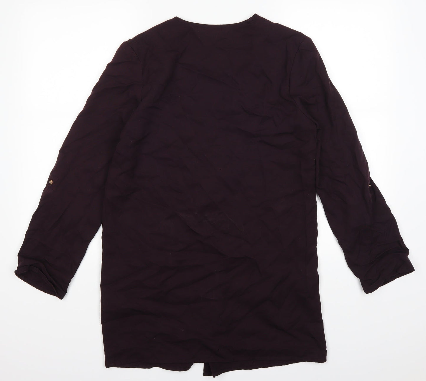 H&M Womens Purple   Jacket Coat Size 34