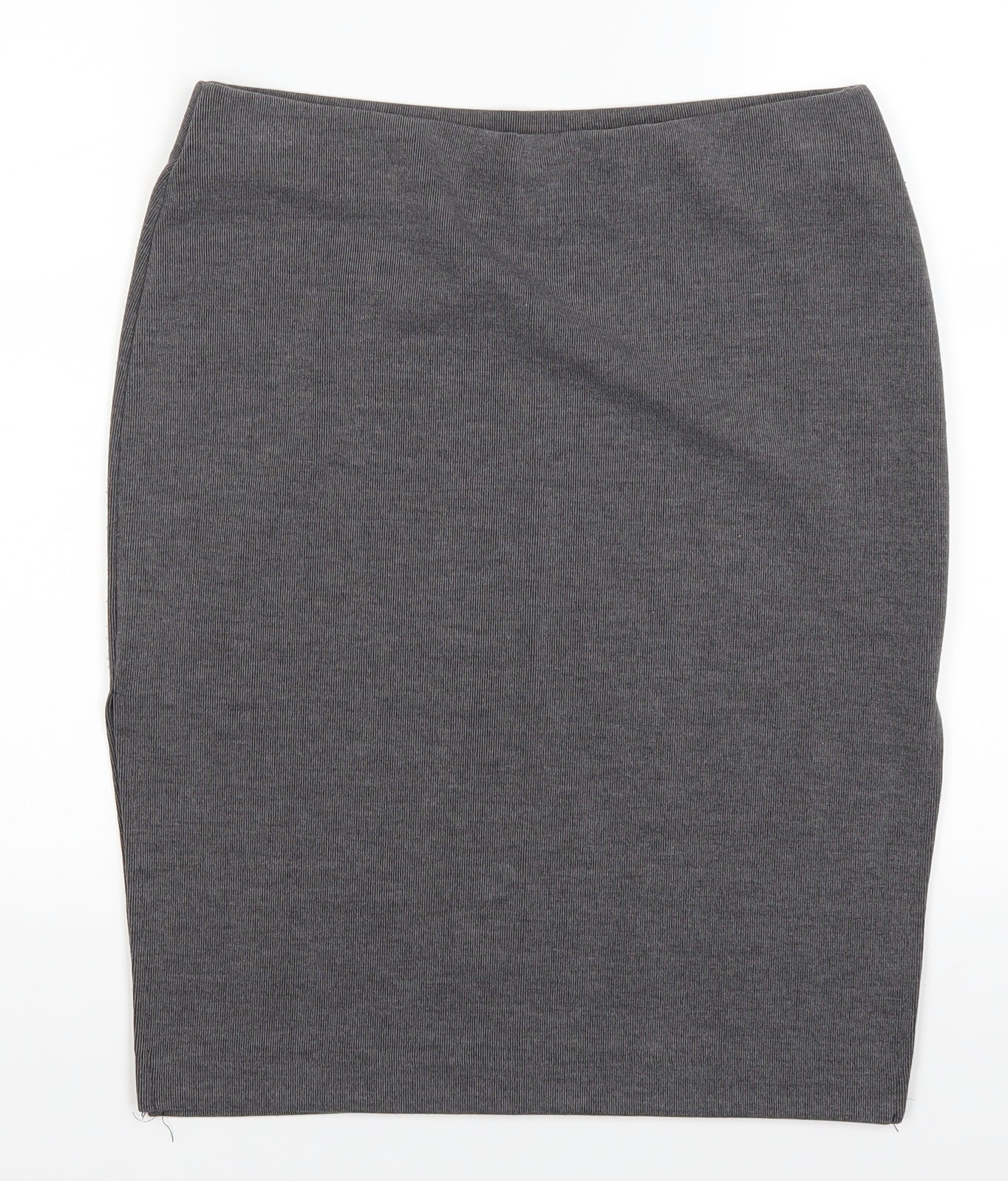 Preworn Womens Grey   A-Line Skirt Size 29 in