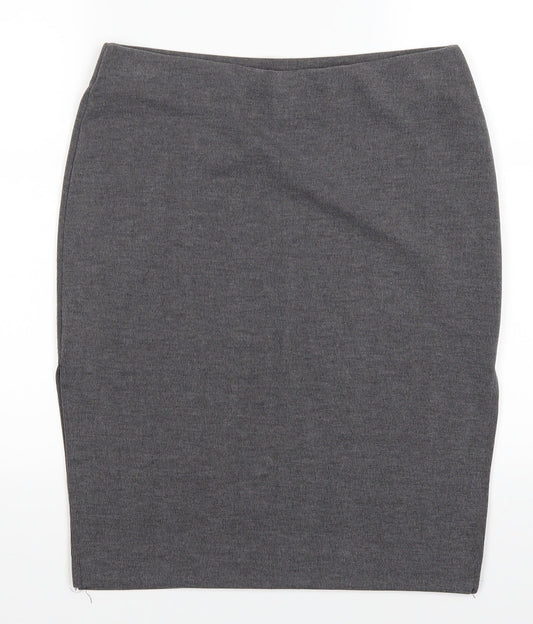 Preworn Womens Grey   A-Line Skirt Size 29 in