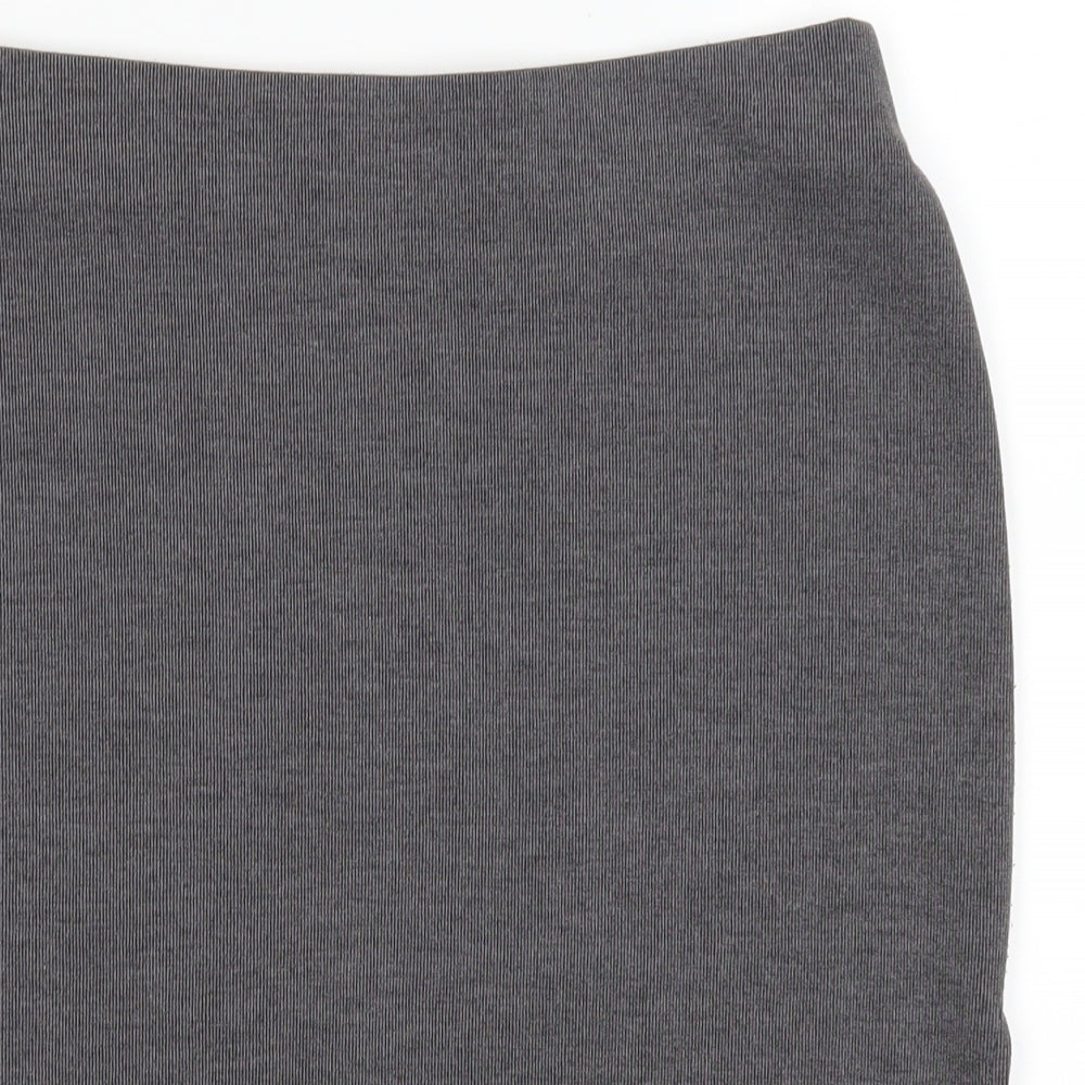Preworn Womens Grey   A-Line Skirt Size 29 in