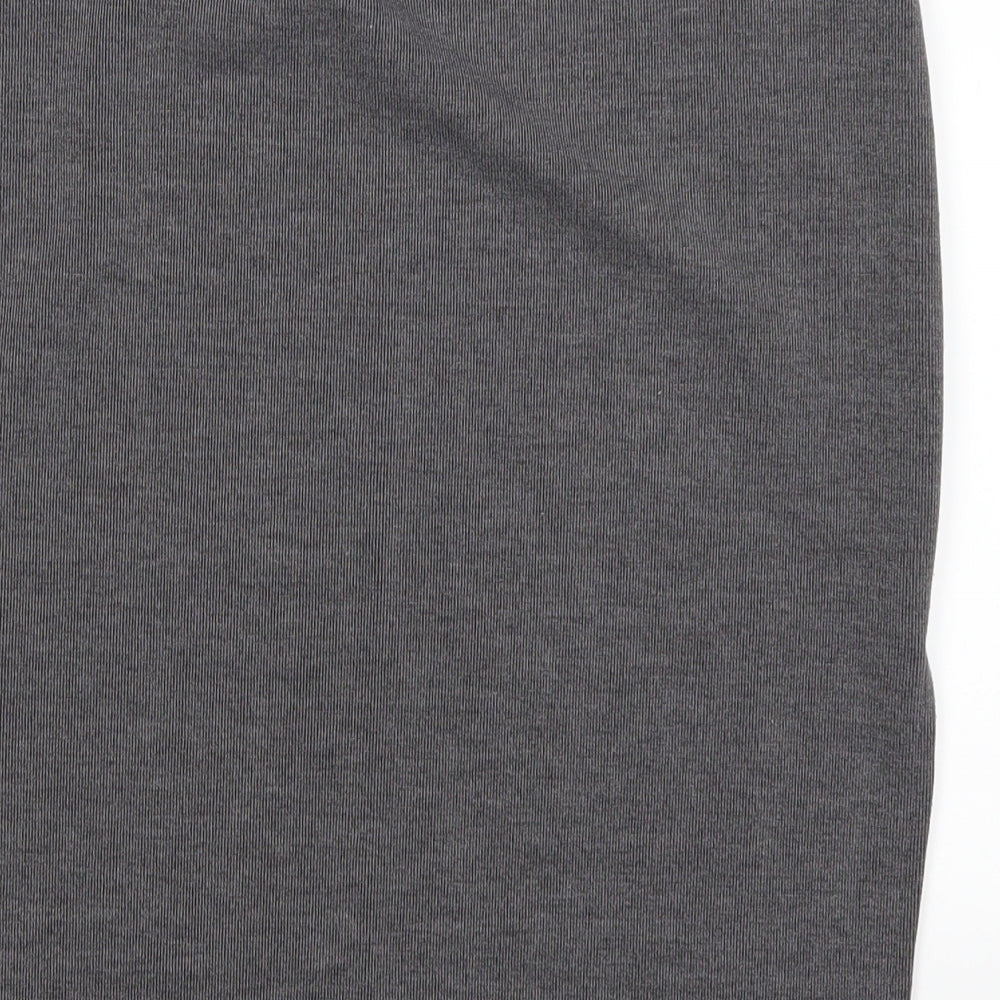 Preworn Womens Grey   A-Line Skirt Size 29 in