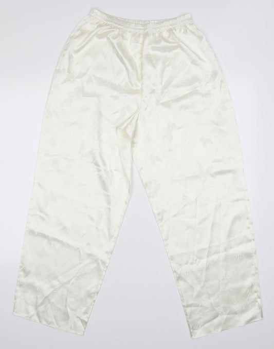 Preworn Womens Ivory   Jogger Trousers Size 25 in L27 in