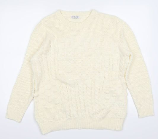 Damart Womens Ivory   Pullover Jumper Size 14