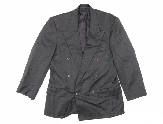 Principles Mens Grey Striped  Jacket Suit Jacket