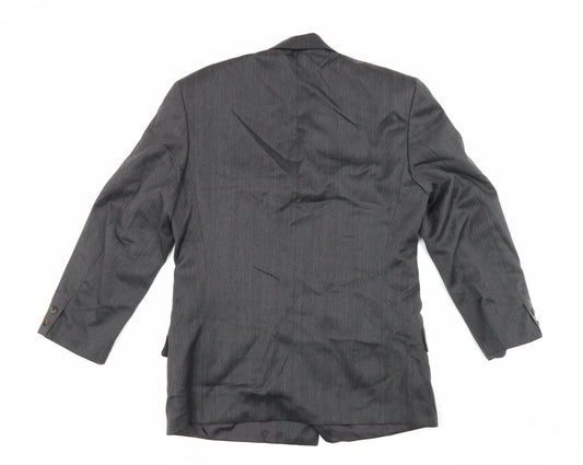 Principles Mens Grey Striped  Jacket Suit Jacket
