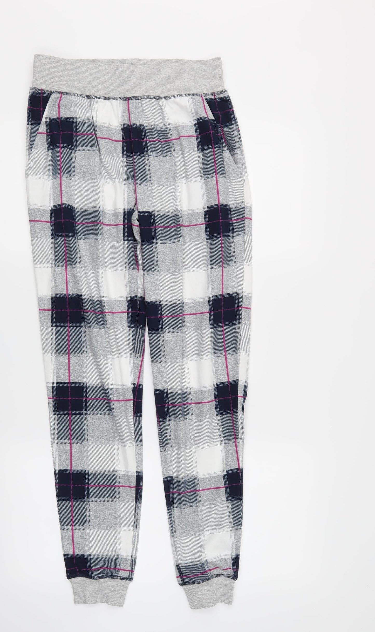 Preworn Womens Multicoloured Check  Jogger Leggings  L27 in