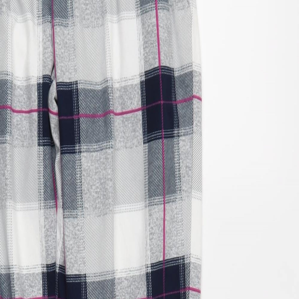 Preworn Womens Multicoloured Check  Jogger Leggings  L27 in