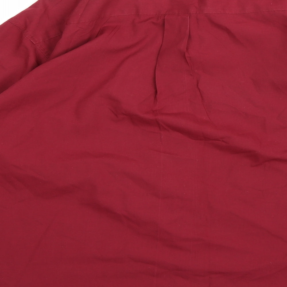 CITY CLASSIC Mens Red    Button-Up Size 16