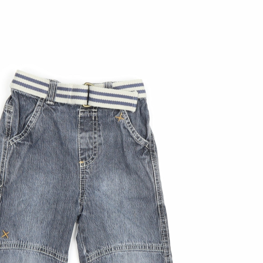 Cherokee Boys Grey  Denim Capri Jeans Size 12-18 Months