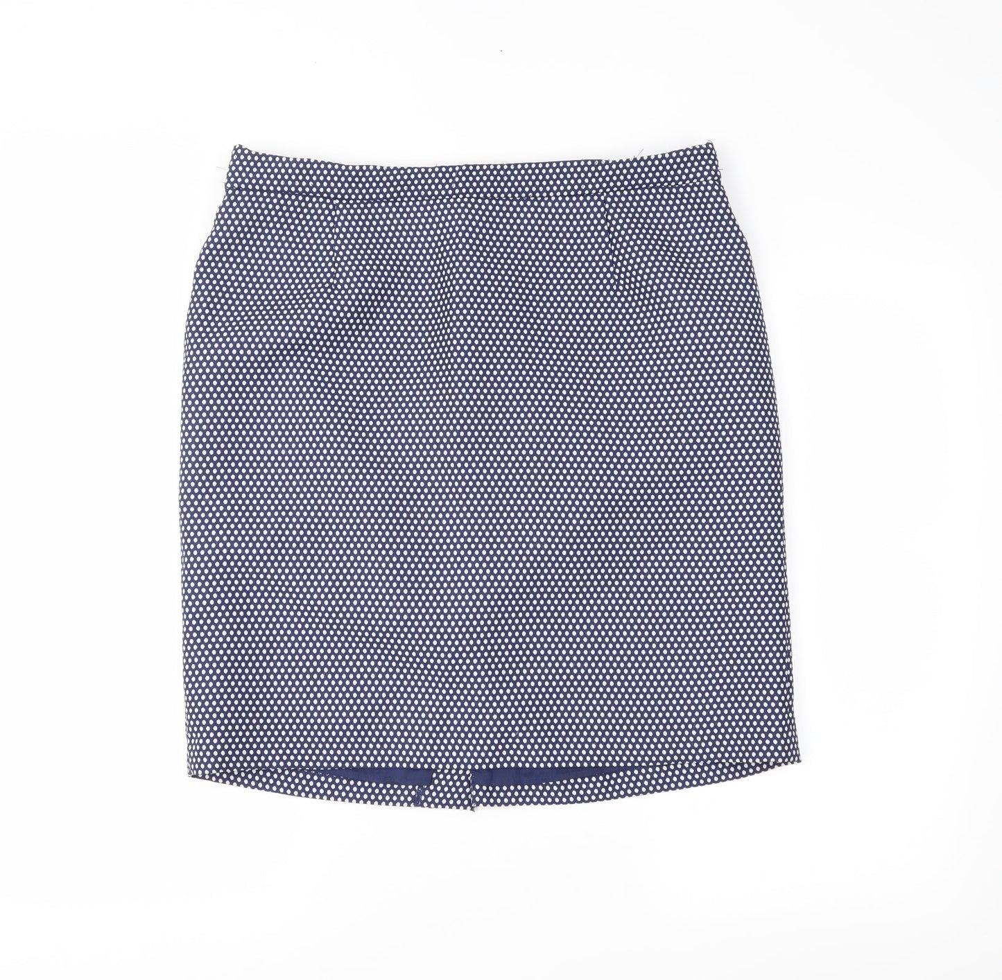 Kew 159 Womens Blue Polka Dot  Straight & Pencil Skirt Size XL