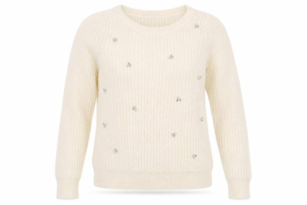 Next Womens White   Pullover Jumper Size 8