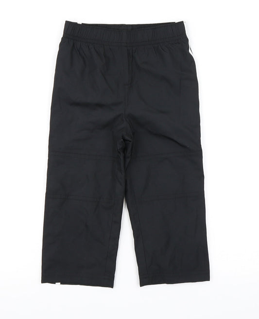 Jumping Beans Boys Black   Jogger Trousers Size 2 Years