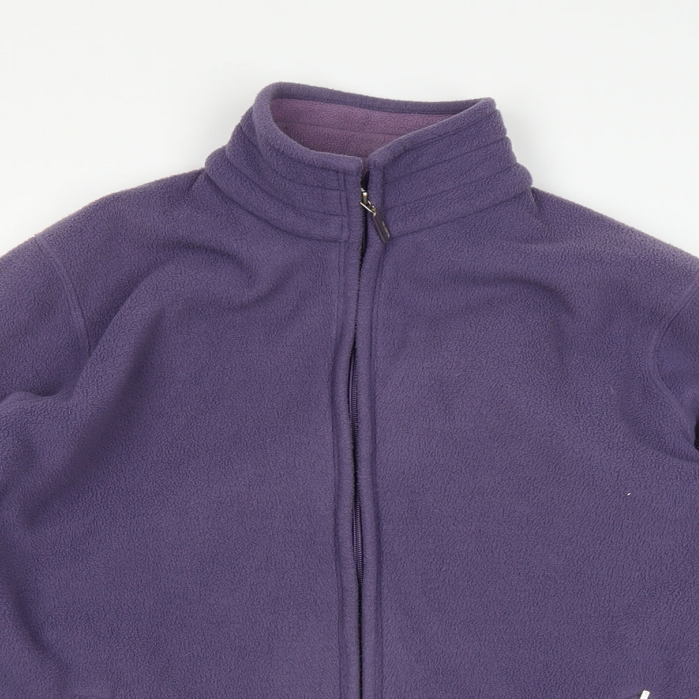 Bonmarché Womens Purple   Full Zip Jumper Size M