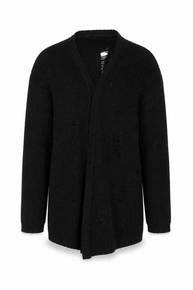Front view of Primark girls’ blue cardigan jumper, size 10-11, years