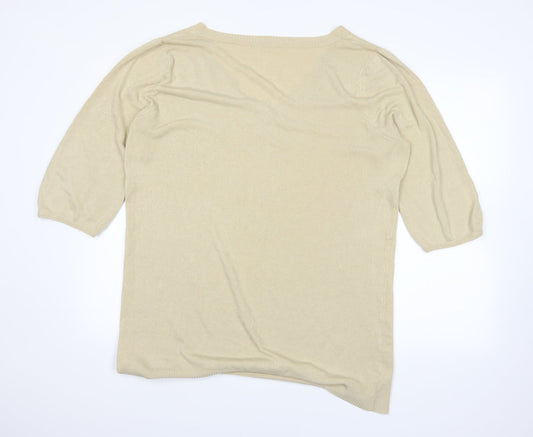 TRUE Womens Beige   Pullover Jumper Size 22
