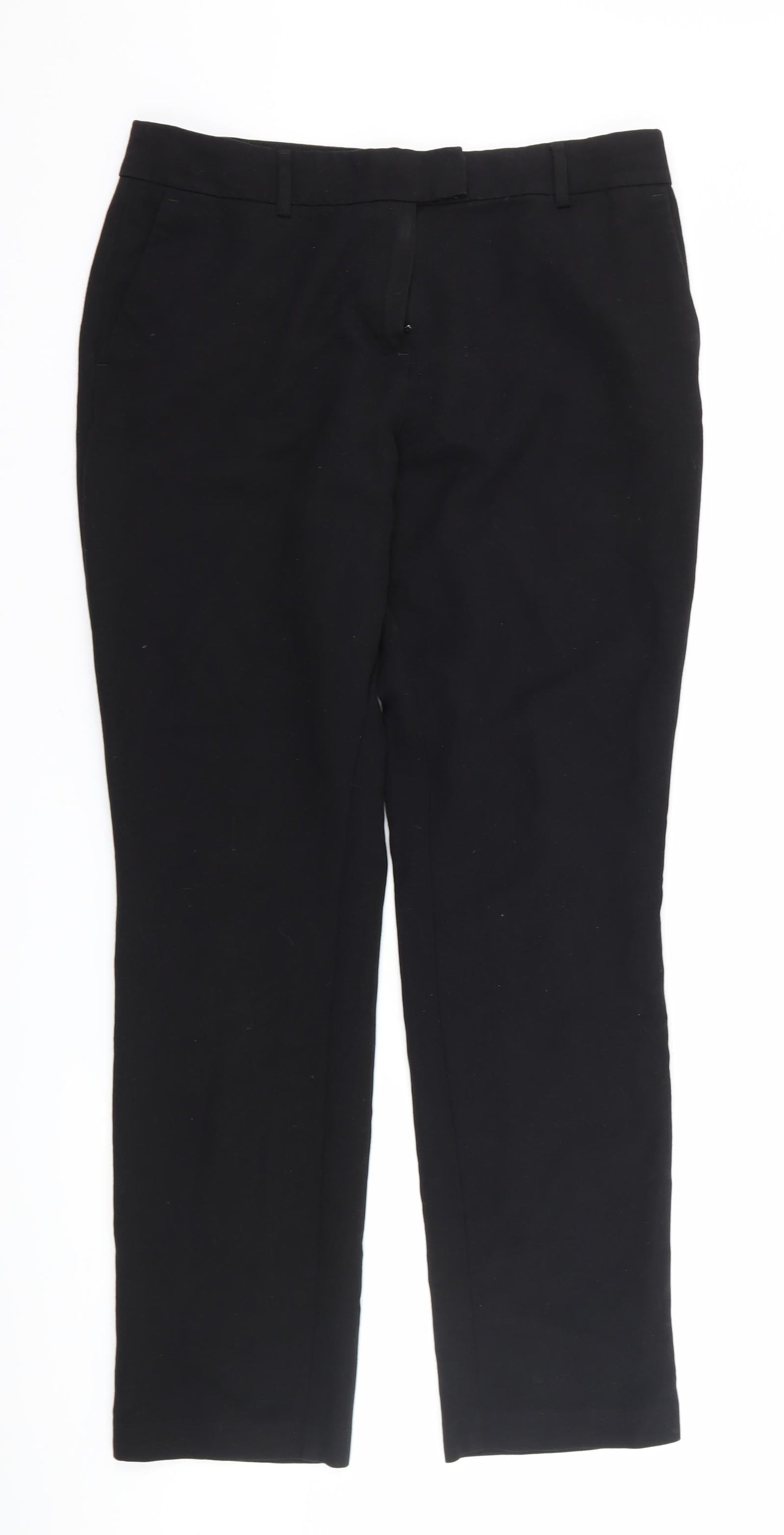 Papaya Womens Black   Trousers  Size 10 L27 in