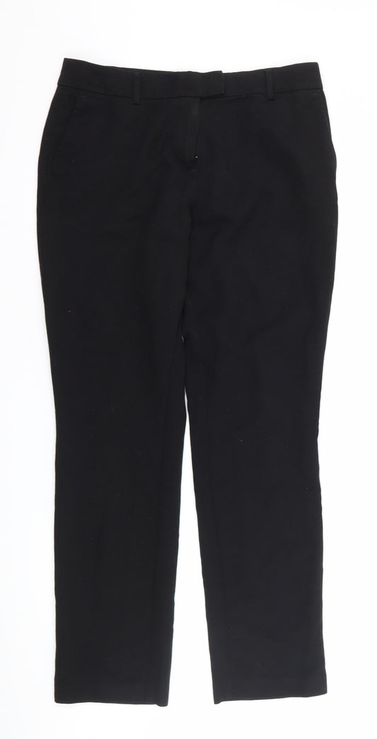 Papaya Womens Black   Trousers  Size 10 L27 in