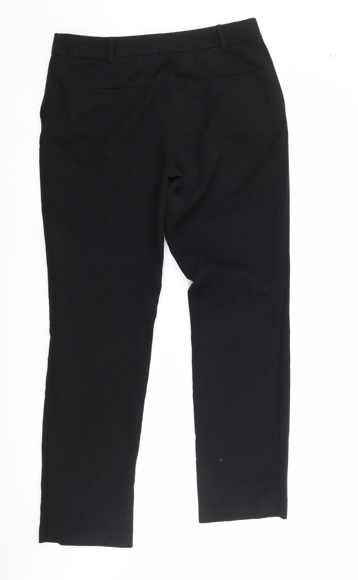 Papaya Womens Black   Trousers  Size 10 L27 in