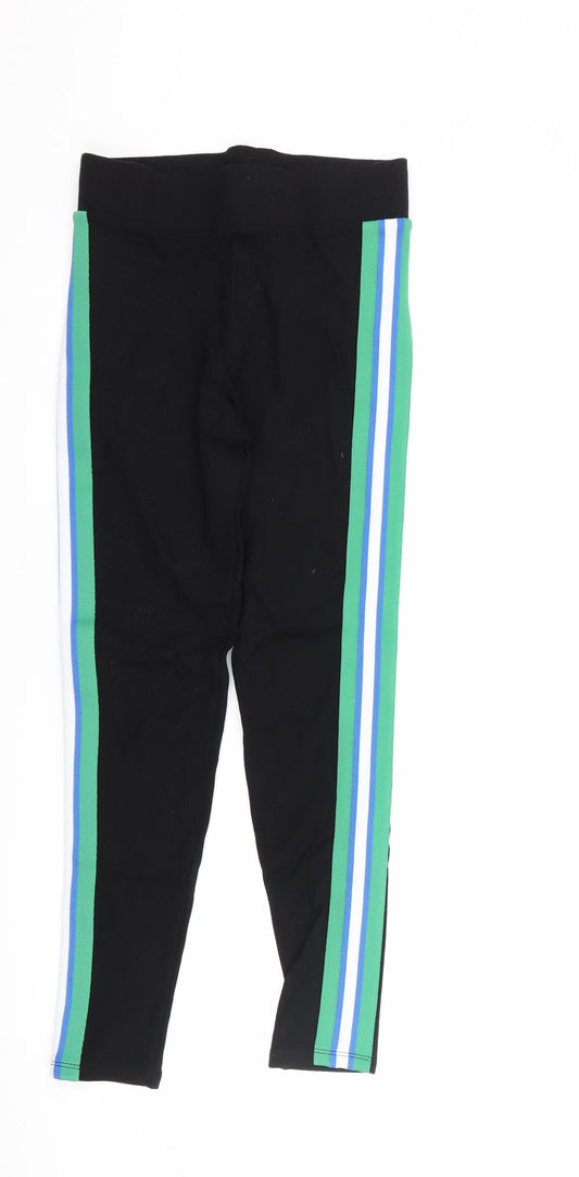 Marks and Spencer Womens Black   Capri Leggings Size 8 L25 in