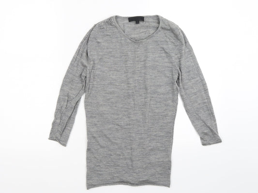 Maison Cinqcent Womens Grey   Basic T-Shirt Size 10