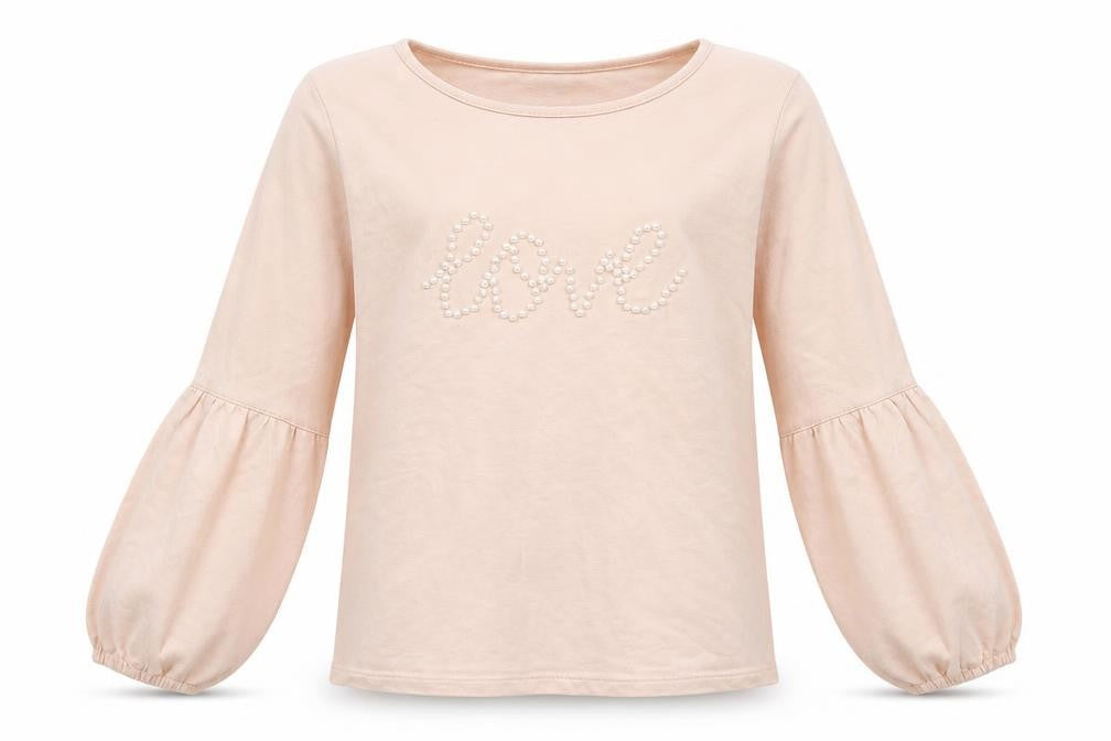 Tu Girls Pink  Jersey Pullover Jumper Size 9 Years  - love