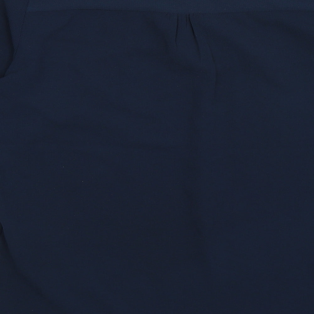VERO MODA Womens Blue   Basic Blouse Size S