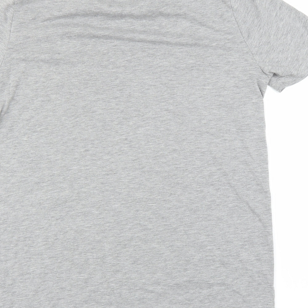 Boohoo Man Womens Grey   Basic T-Shirt Size S