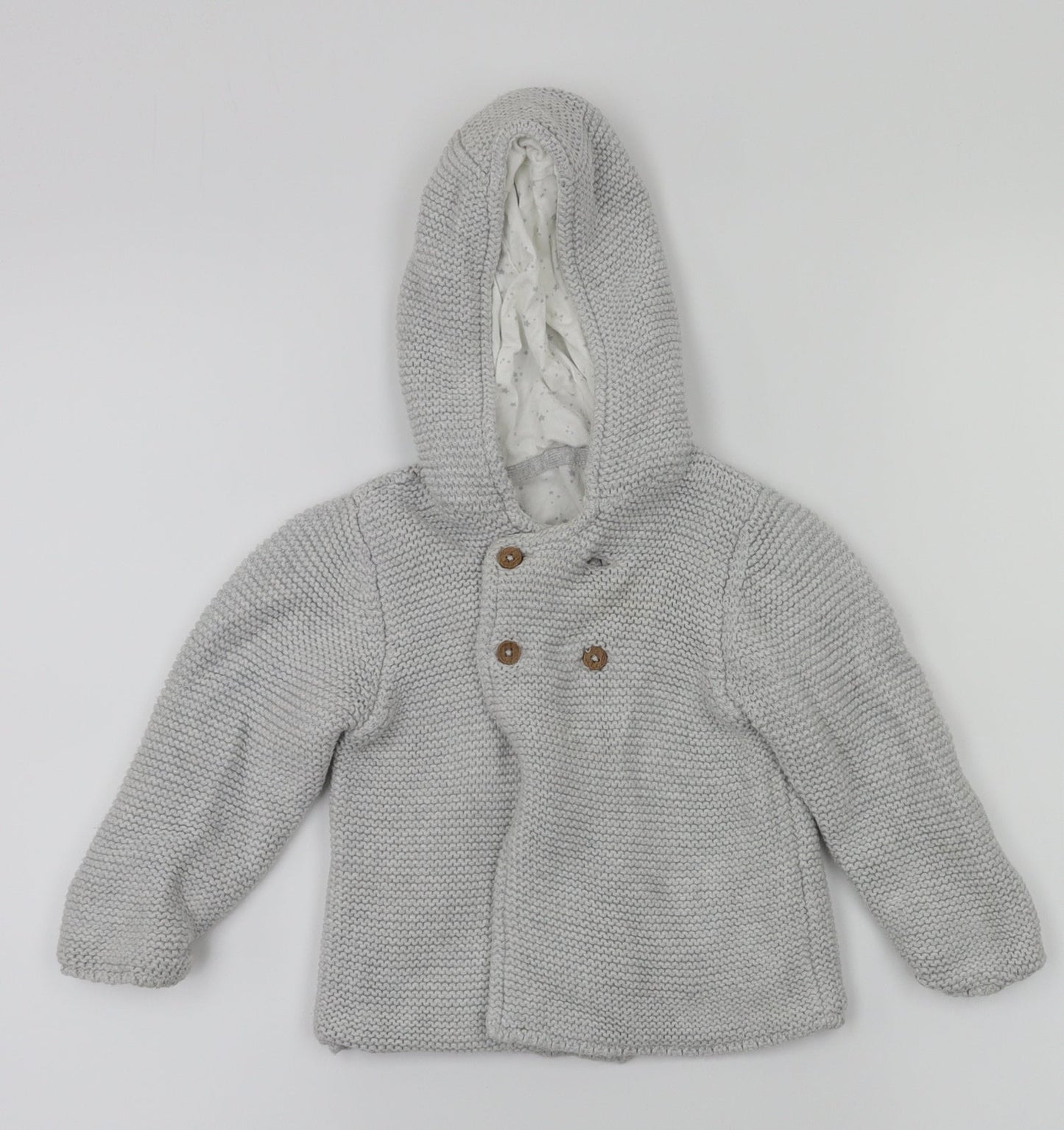 m&s  Grey   Basic Jacket Coat Size 12-18 Months