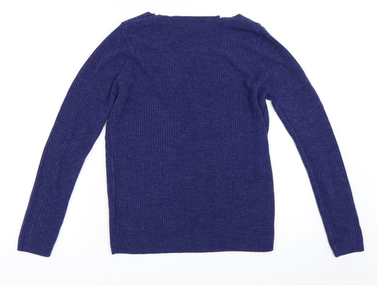 Marks and Spencer Womens Blue   Pullover Jumper Size 10
