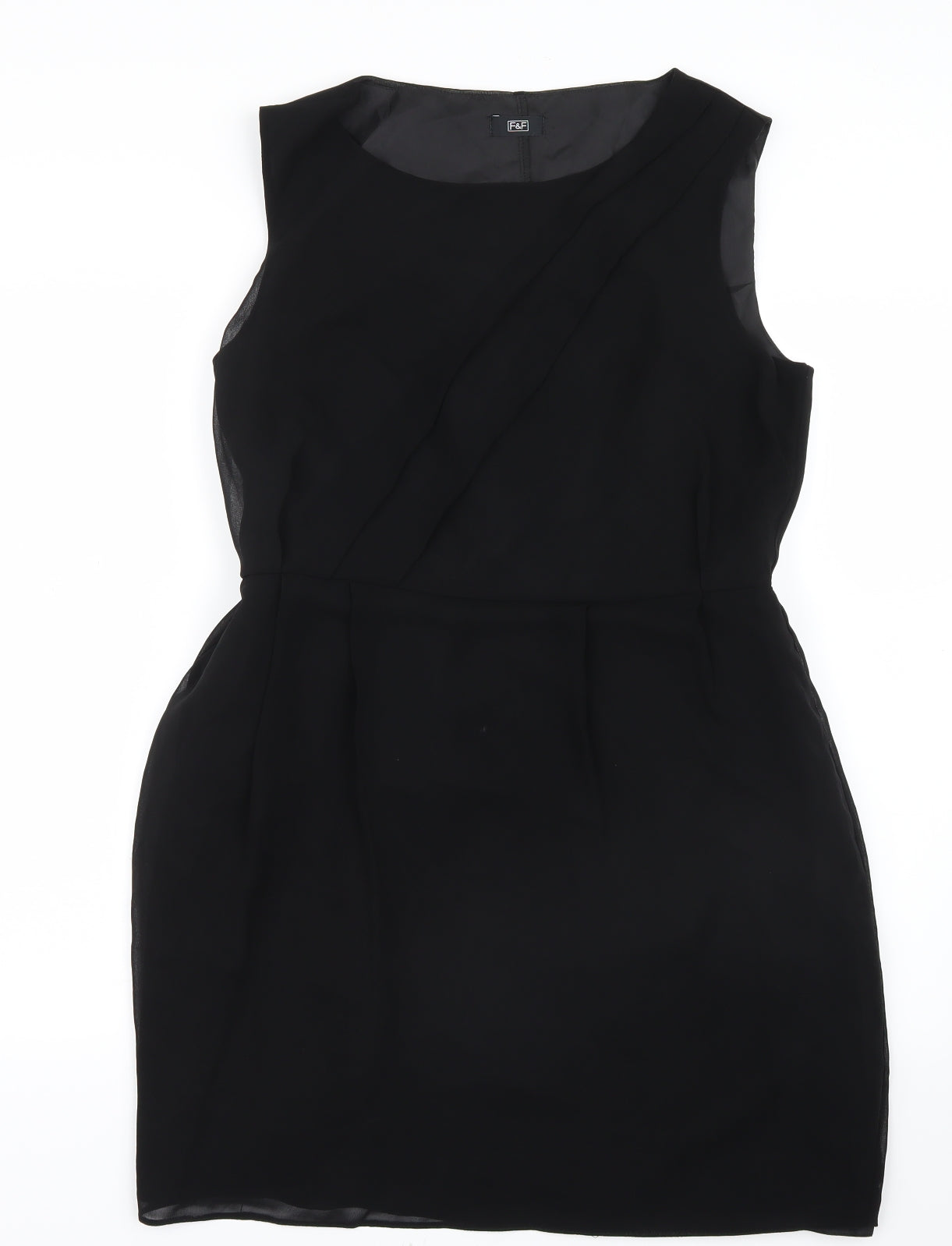F&F Womens Black  Mesh Mini  Size 14