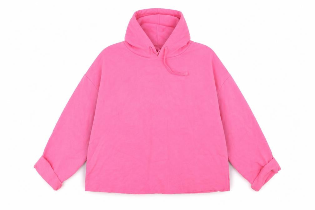 Front view of George women’s pink pullover hoodie, size XL