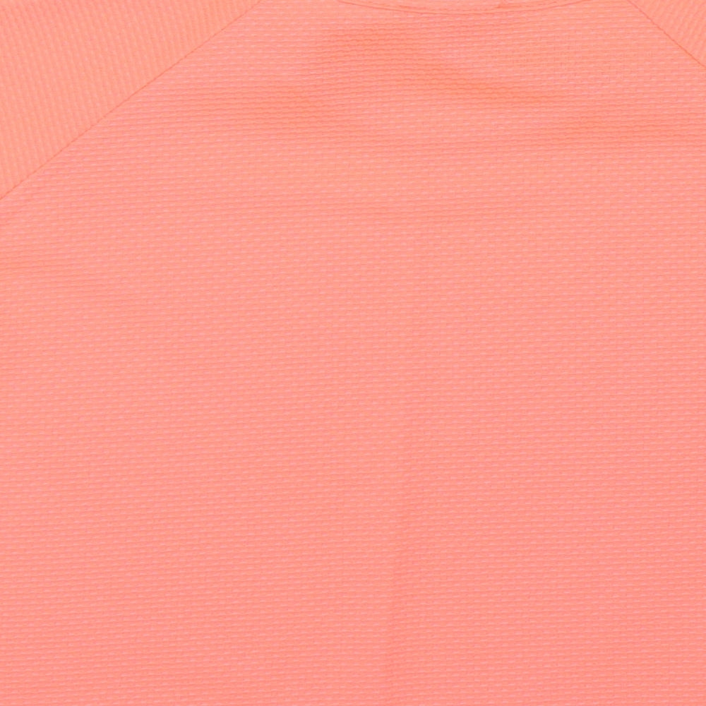 Candy Couture Girls Pink   Basic Blouse Size 12-13 Years  - Neon, necklace attached
