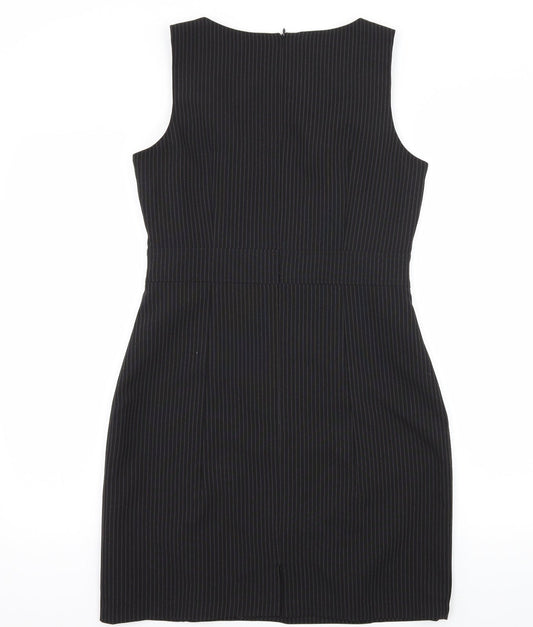 Papaya Womens Black Striped  A-Line  Size 12