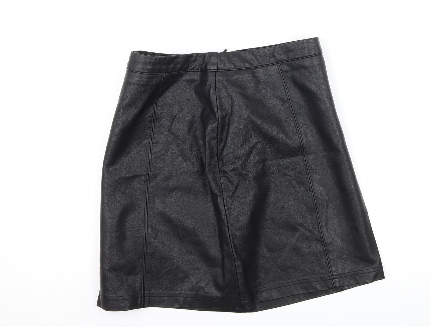 Matalan Womens Black   A-Line Skirt Size 10