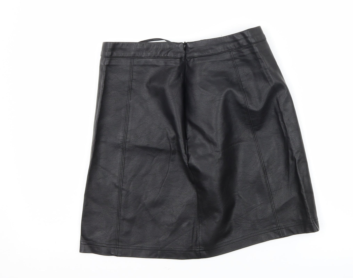 Matalan Womens Black   A-Line Skirt Size 10