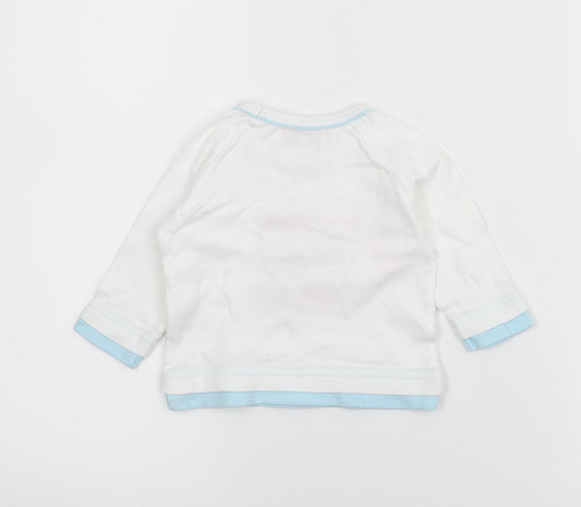 Early days Girls White   Basic T-Shirt Size 3-6 Months